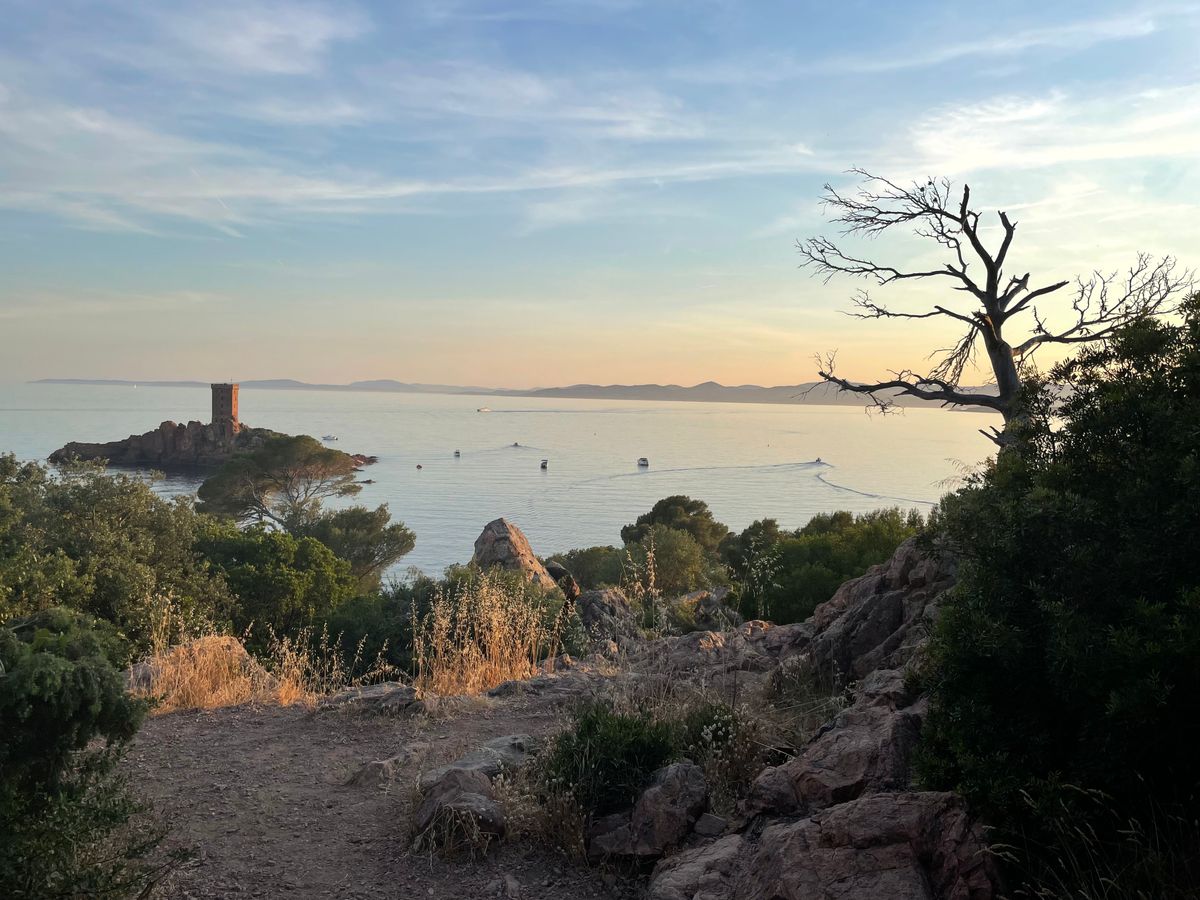 Cannes — the sea and coastline of the French Riviera