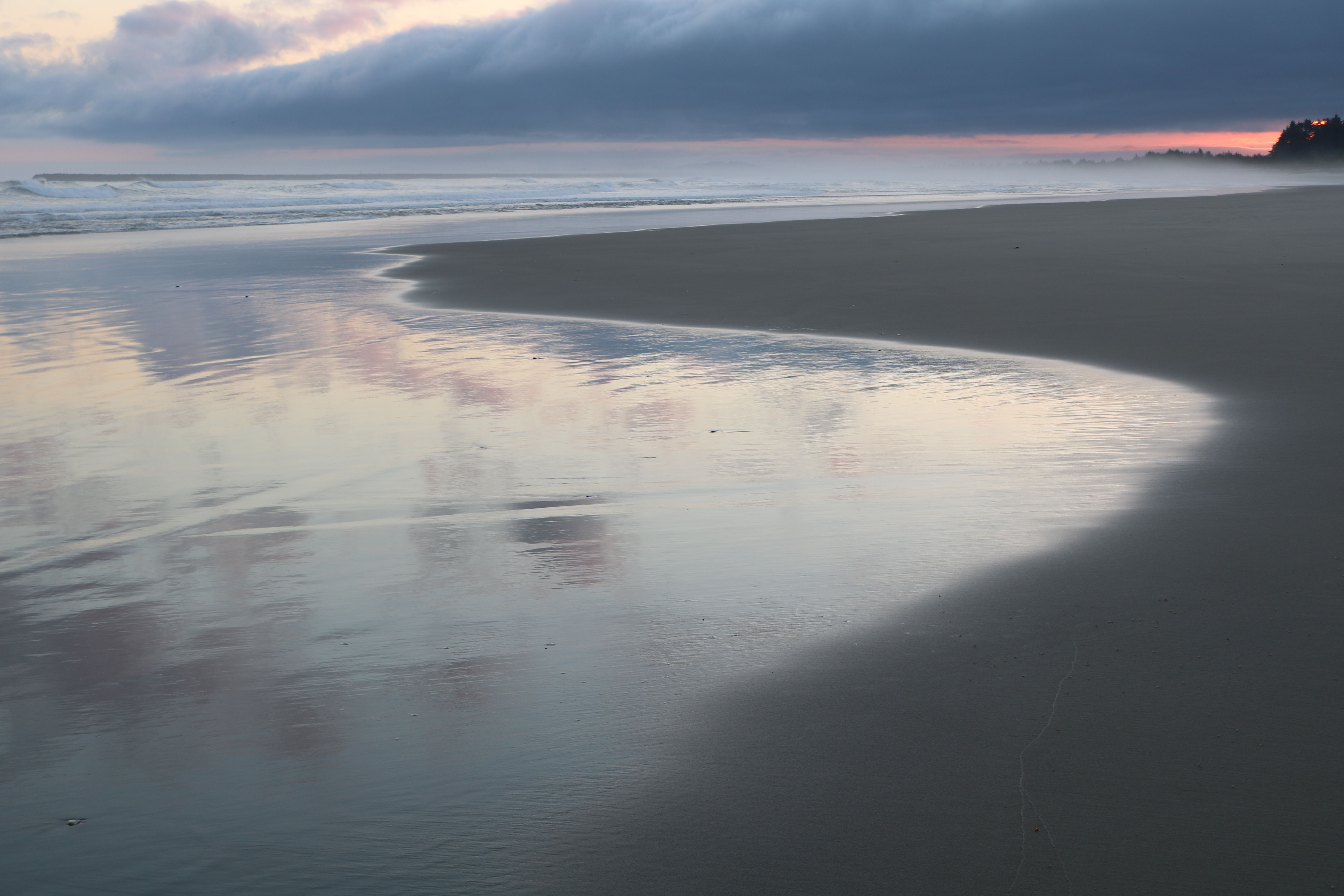 Soft morning light over the coastline near Ocean Beach Hideaway, Denmark WA