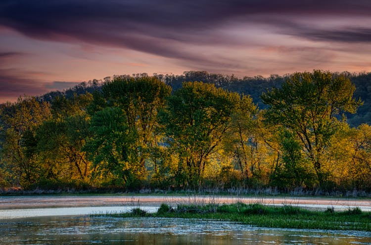 Mississippi River During Dusk 