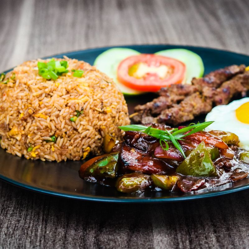 Nasi Goreng (Indonesian Fried Rice with Fried Egg)