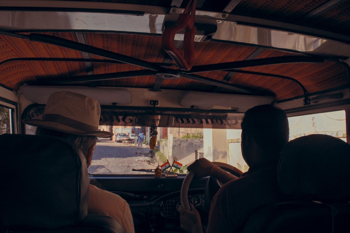 A driver transporting a passenger to their destination