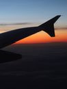 Silhouette of an Airplane's Empennage