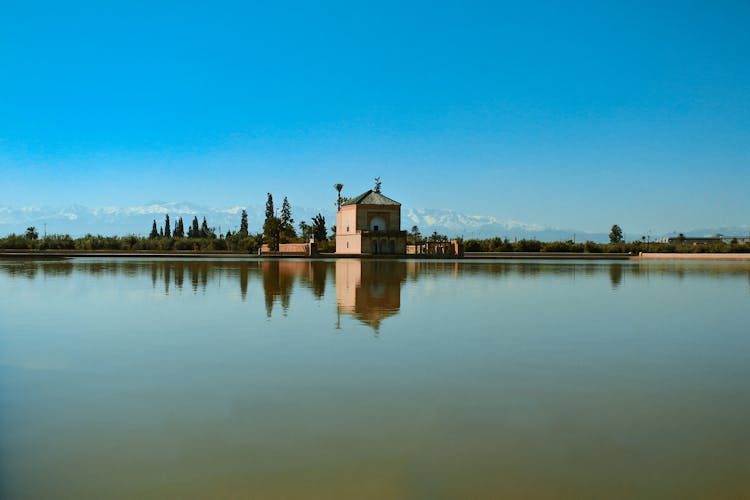 Menara Gardens In Marrakesh, Morocco