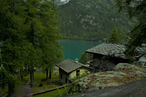bezplatná Základová fotografie zdarma na téma dům, jezero, příroda Základová fotografie