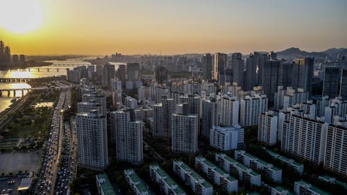 An Aerial Photography of City Buildings