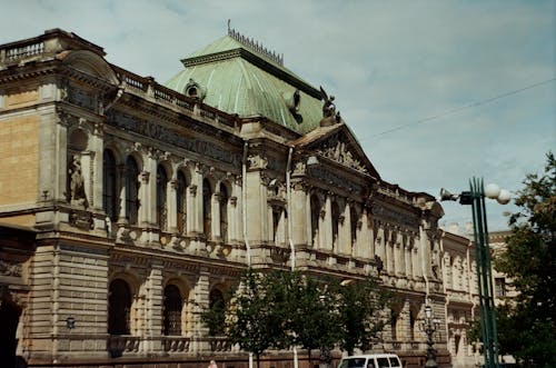 Free Building of Stieglitz Art Academy Museum in St Petersburg Stock Photo