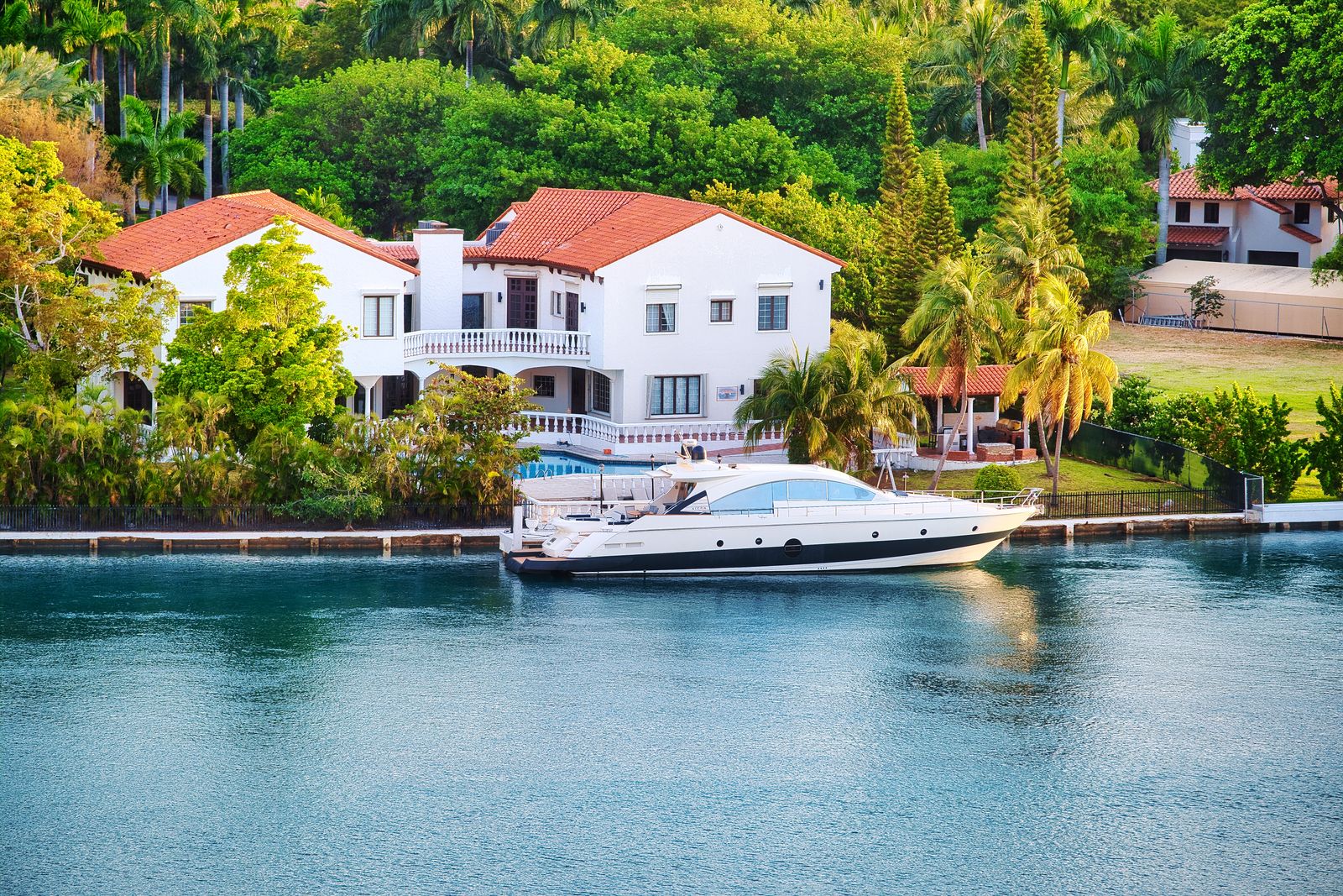 Waterfront villa, Miami