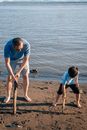 Father and Son Spending Time Together