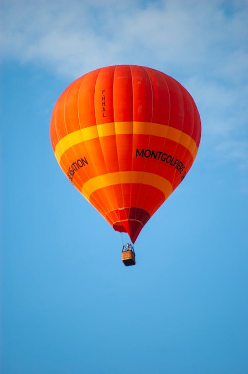 Free Red and Yellow Hot Air Balloon Stock Photo