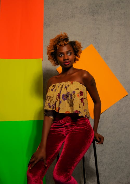 アフリカ人女性, おしゃれ, スタイリッシュの無料の写真素材