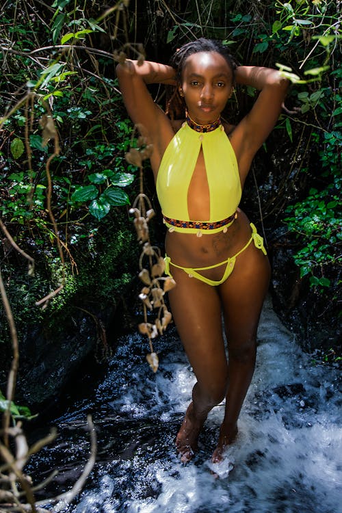 Free stock photo of african, african bikini, african chain