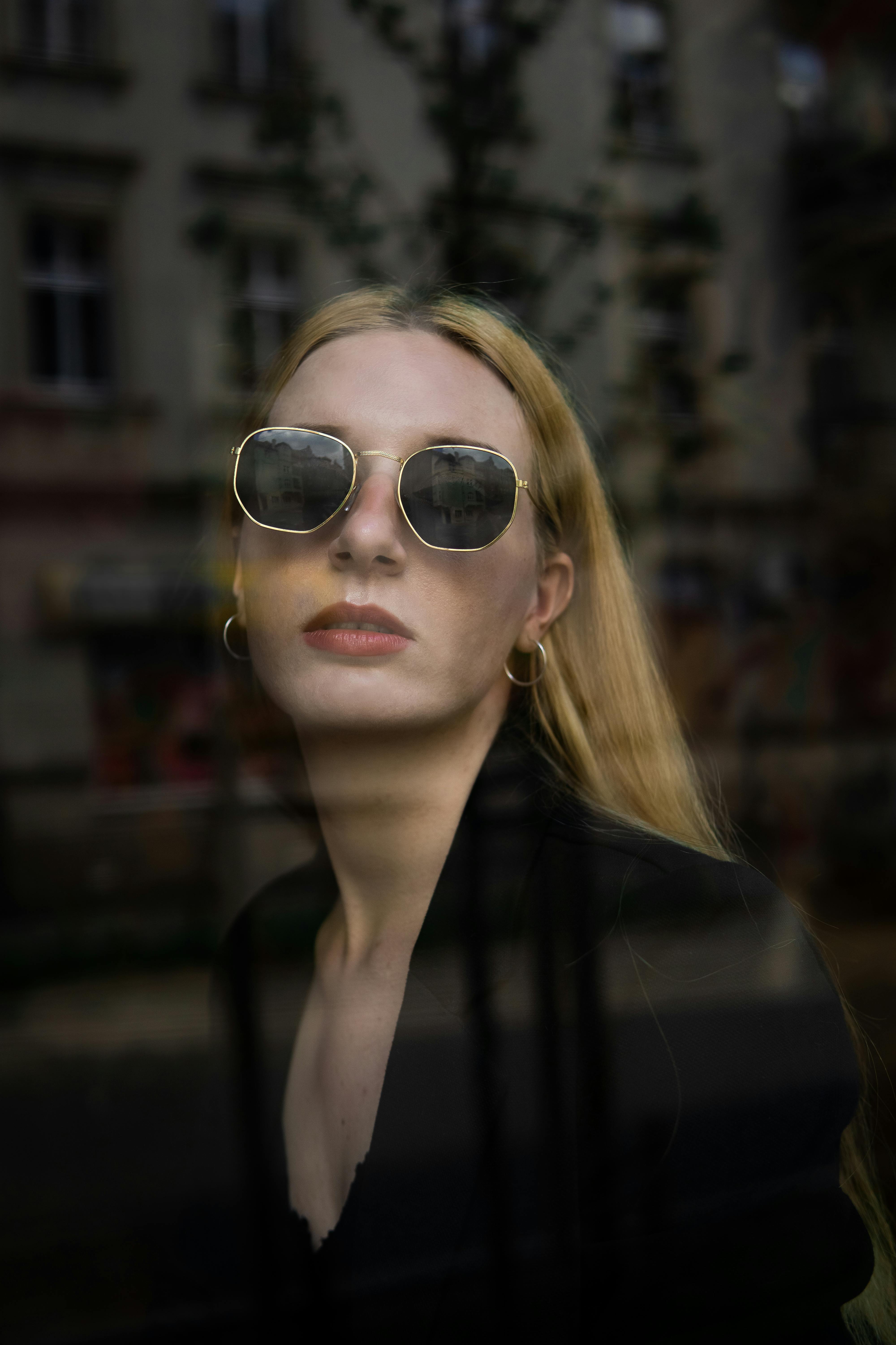 Blonde Woman Wearing Yellow Dress At Night Free Stock Photo blonde-woman-wearing-yellow-dress-at-night-free-stock-photo