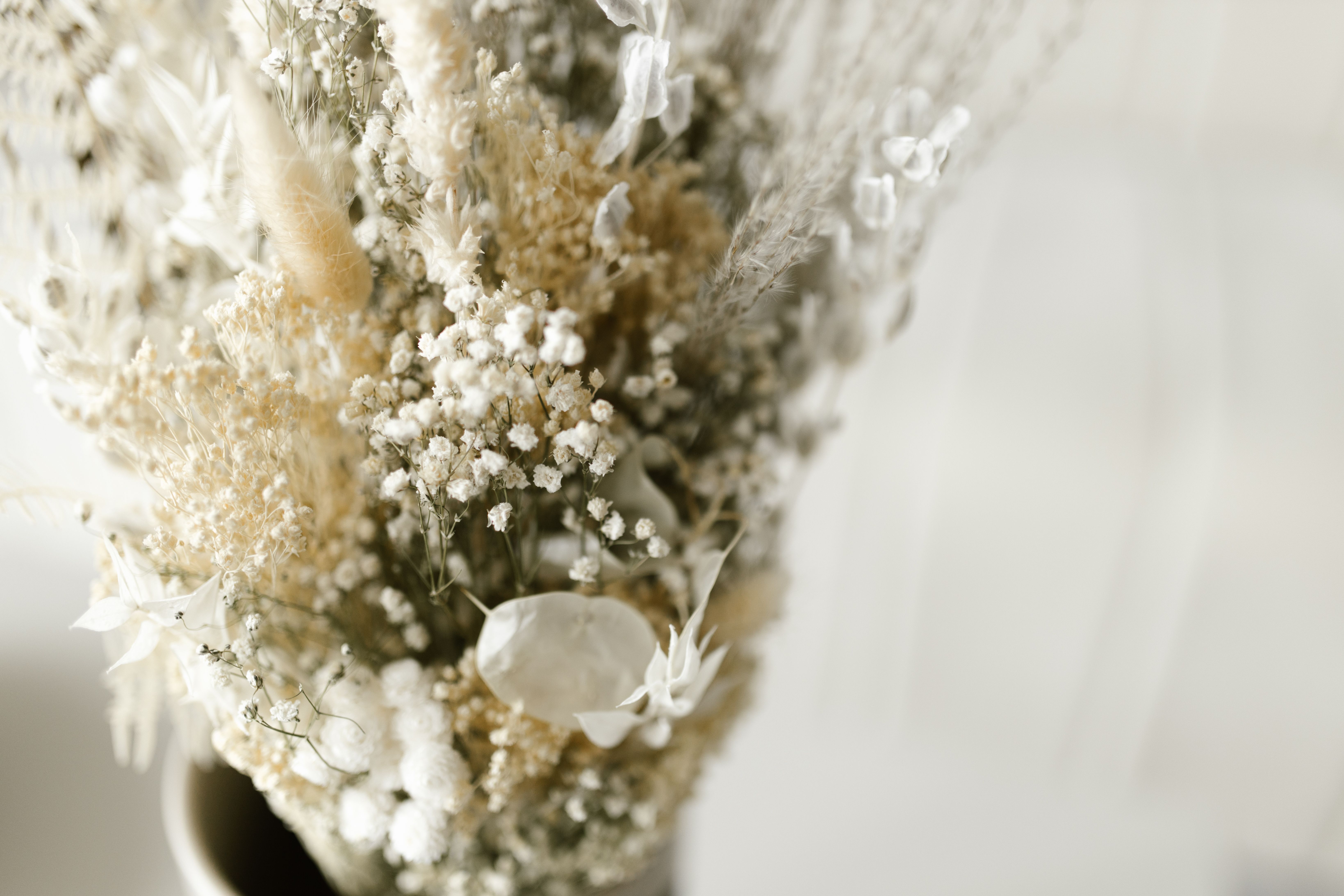 A modern dried arrangement
