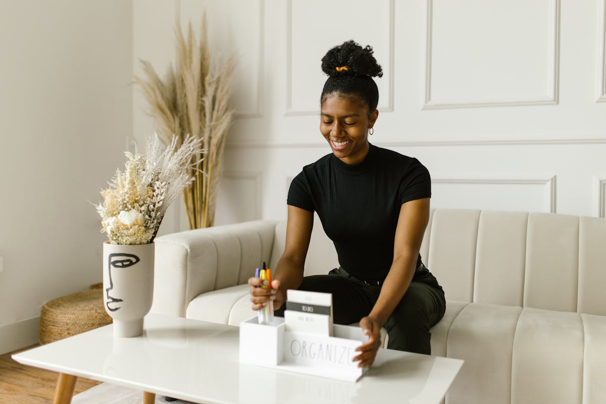 Technician repairing a modern smartphone on a workbench