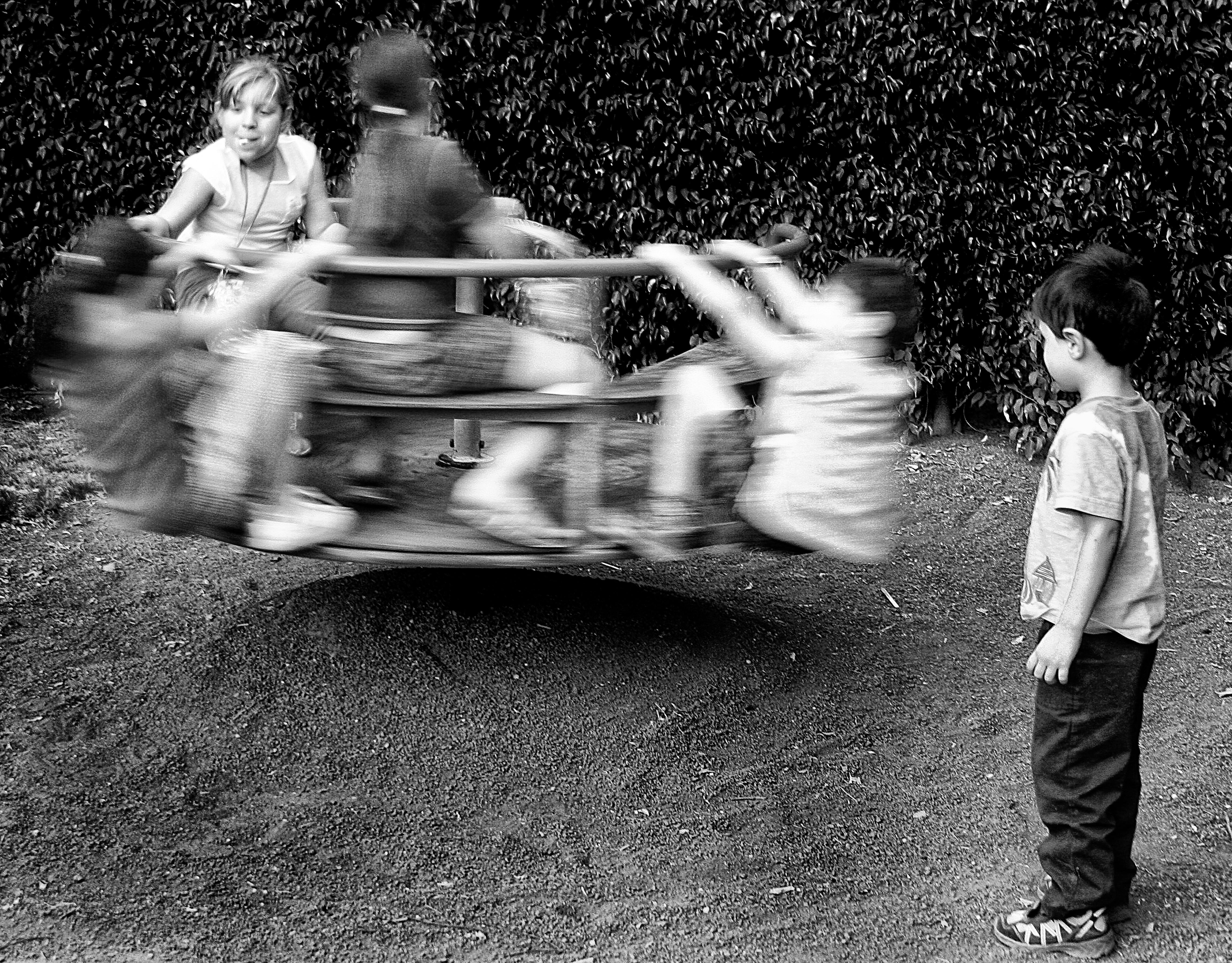 kids playing in the playground