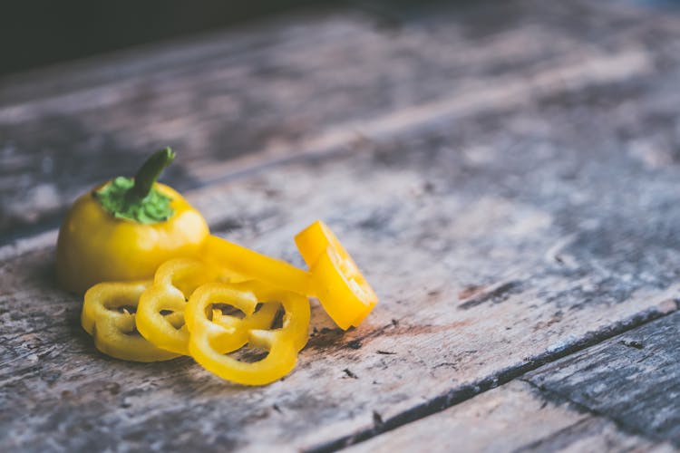 Sliced Yellow Pepper