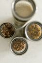 Different Kinds of Nuts in Glass Jars