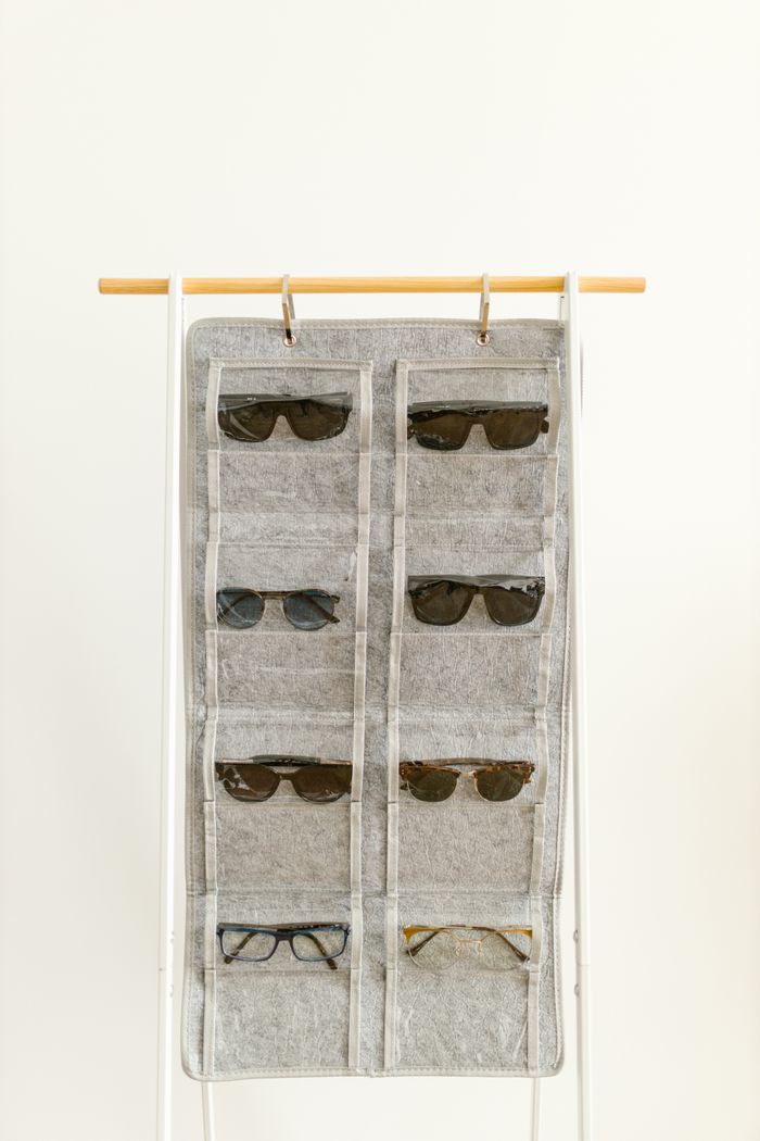 Sun visor organizer and card holder
