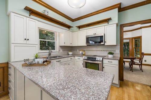 White Wooden Kitchen Cabinet