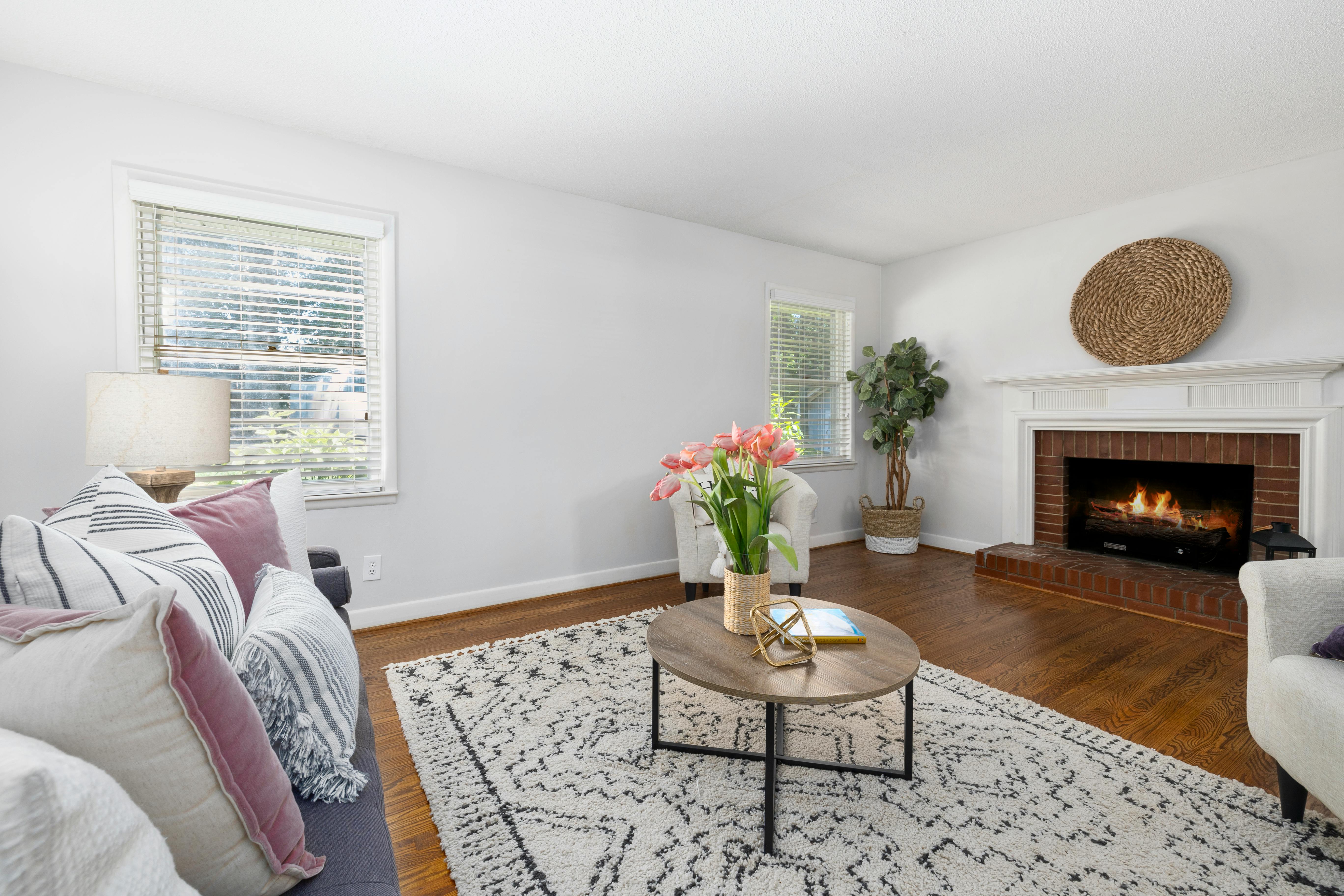 Brown Wooden Table in the Living Room · Free Stock Photo