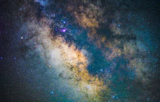 A breathtaking view of the Milky Way galaxy in the clear night sky over California, showcasing countless stars and cosmic wonders.