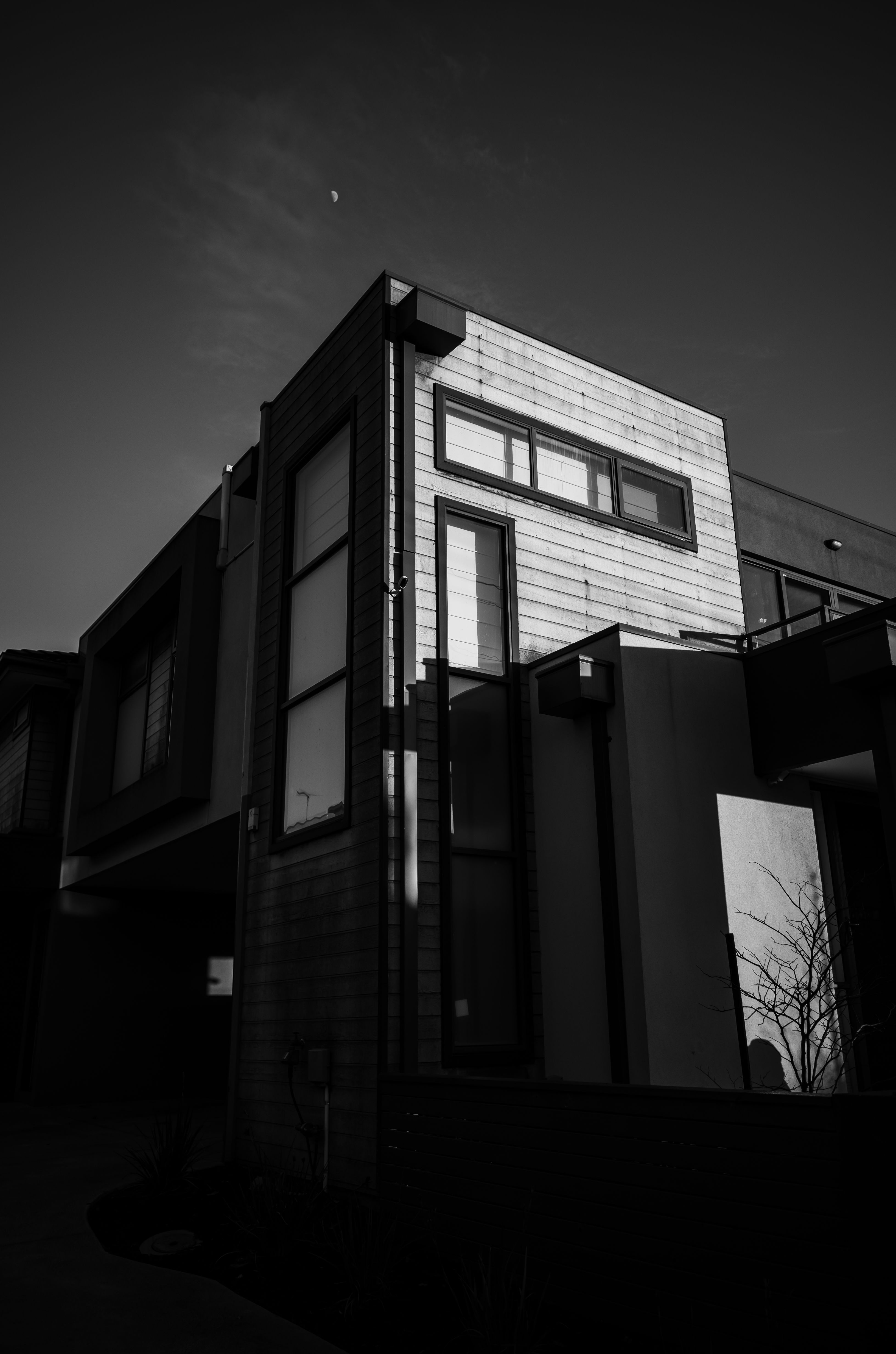 Modern House in Norway in Black and White · Free Stock Photo