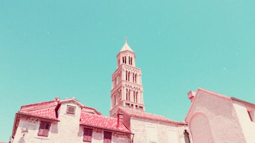 Low Angle Shot of an Old Building 