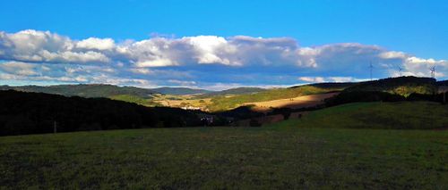 Free stock photo of clouds, field, hills Stock Photo
