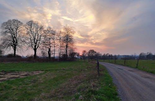 Ilmainen kuvapankkikuva tunnisteilla auringonlasku, auringonnousu, kenttä