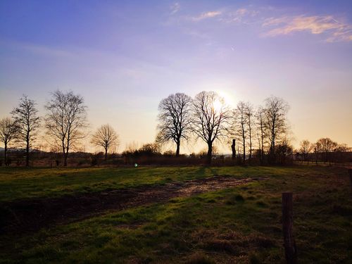 Free stock photo of clouds, fall, field Stock Photo