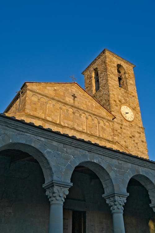 Sunlight over Medieval Church