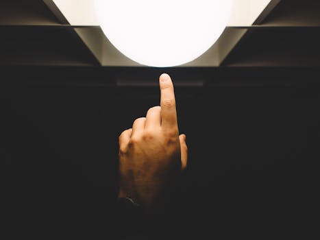 Free stock photo of light, art, hand, dark