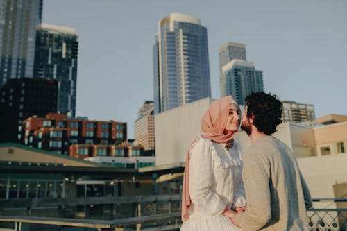 Foto profissional grátis de afetuoso, amantes, casal