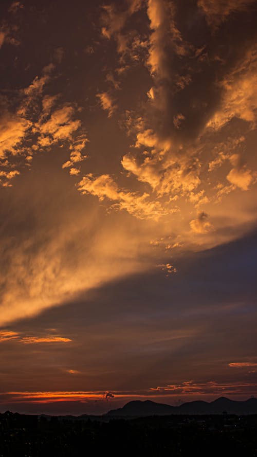 Gratis lagerfoto af aften-himlen, guldtid, smukke himmel