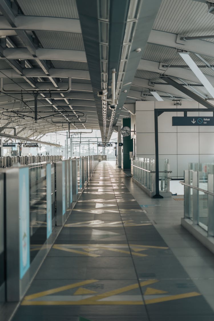 Empty Train Platform 