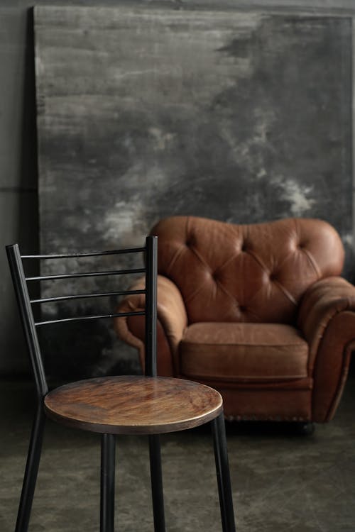 單人沙發, 垂直拍摄, 家具 的 免费素材图片