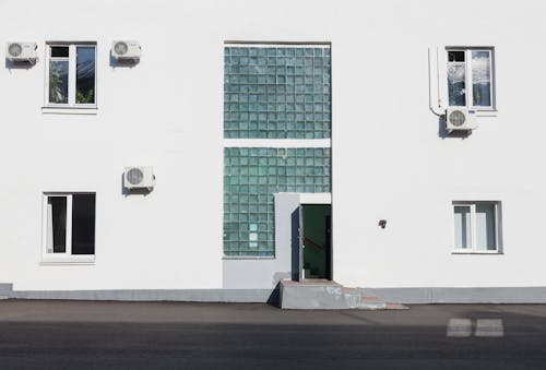 Exterior of an Apartment Building in City 