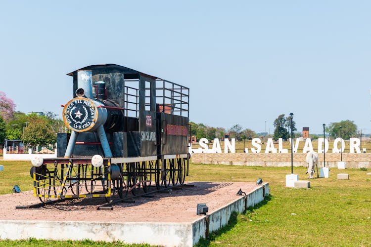 Train Relic In A Park