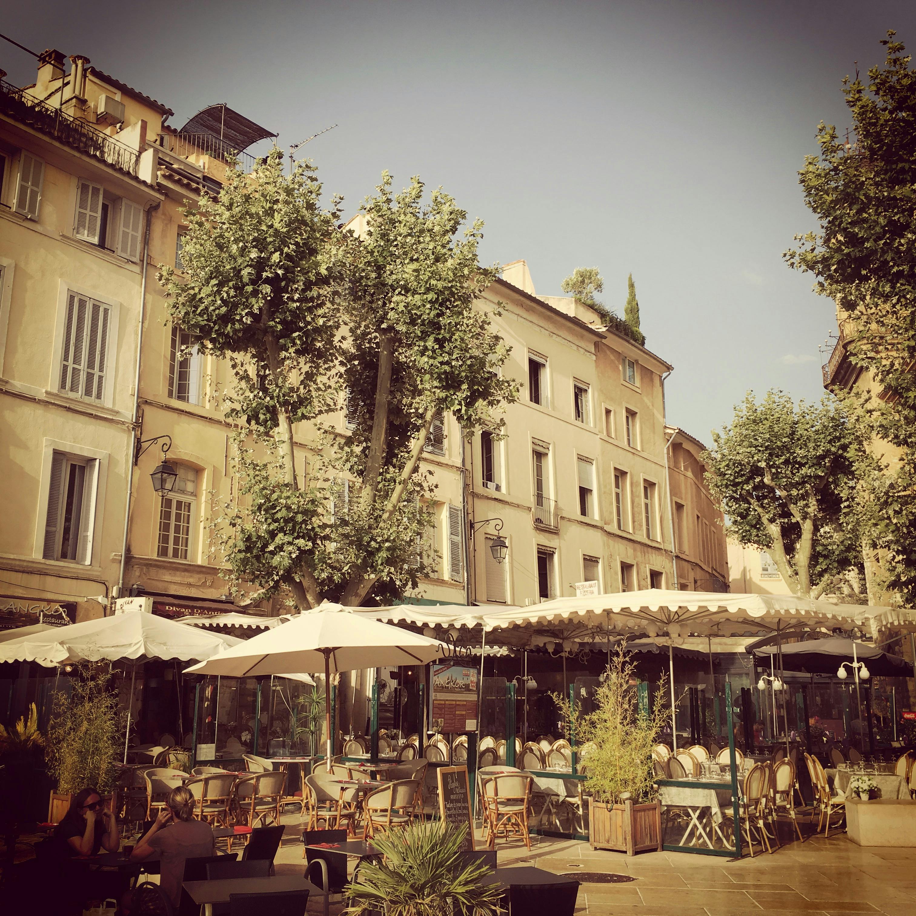 Free stock photo of restaurant - old city - south of france
