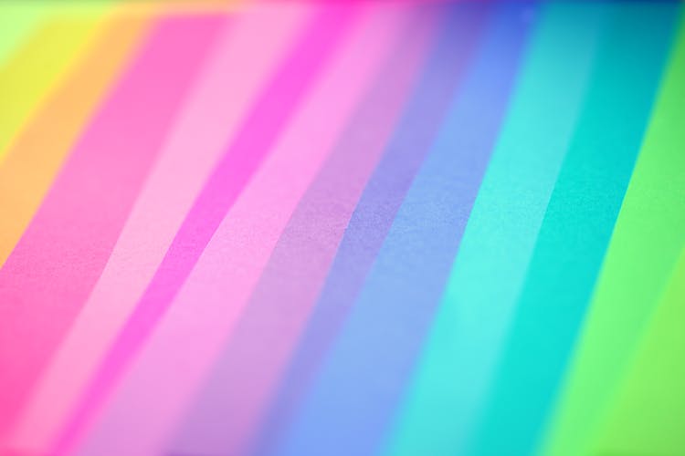 Colorful Stripes In Painting