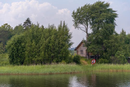 bezplatná Základová fotografie zdarma na téma dřevěná chata, jezera, keře Základová fotografie