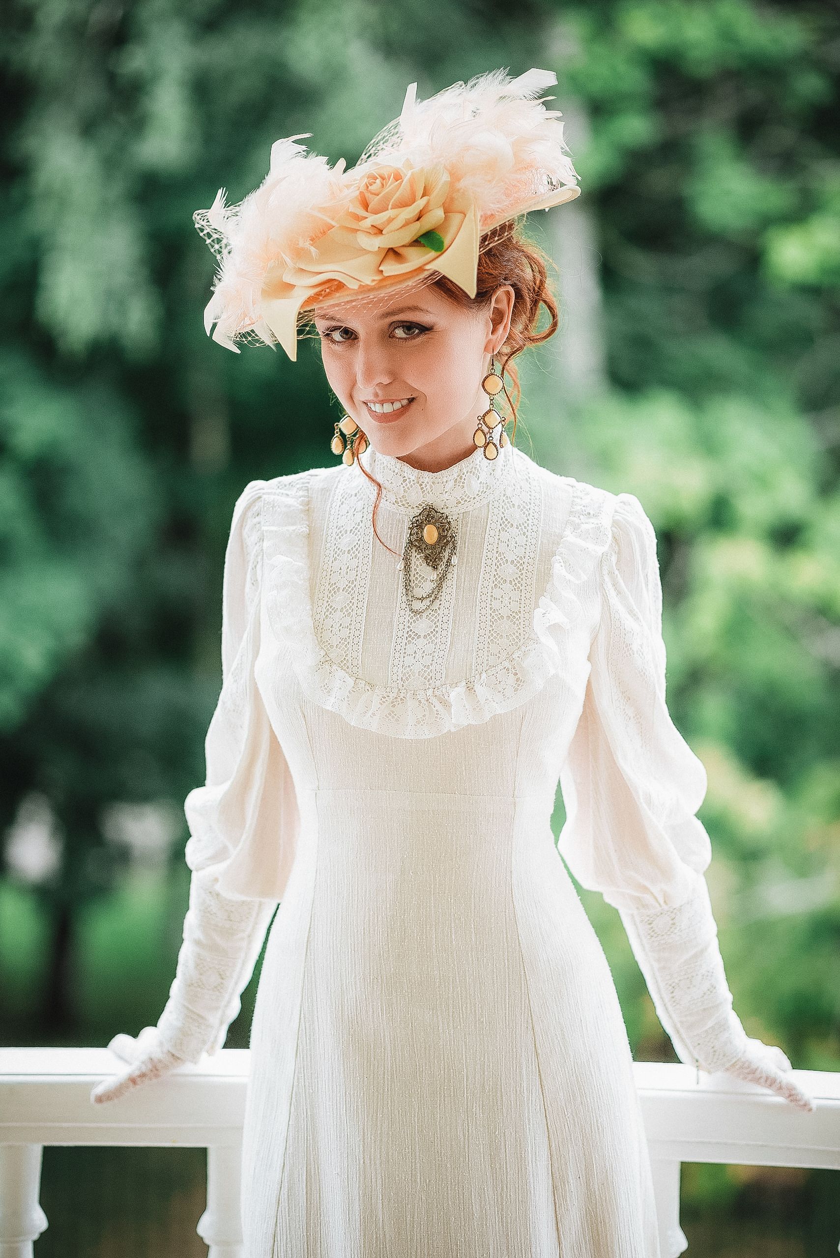 Elegant Woman in White Dress · Free Stock Photo