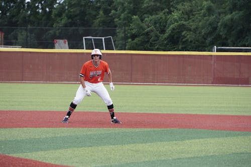 A Man Playing Baseball