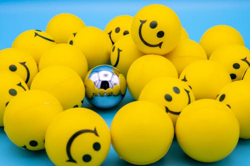 Free stock photo of background, emoji, happy face