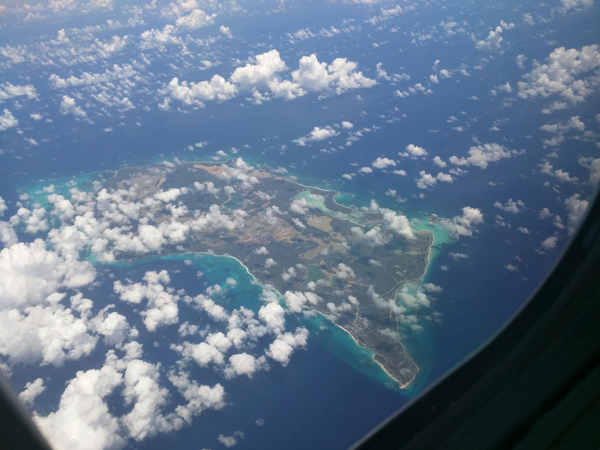 Aerial View of Island