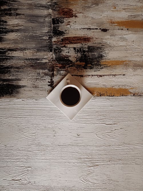 Ilmainen kuvapankkikuva tunnisteilla kahvi, keraaminen kuppi, kuva yläkulmasta