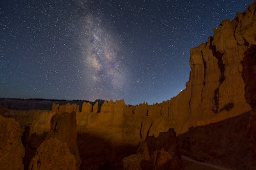 Photos gratuites de canyon, ciel étoilé, érosion