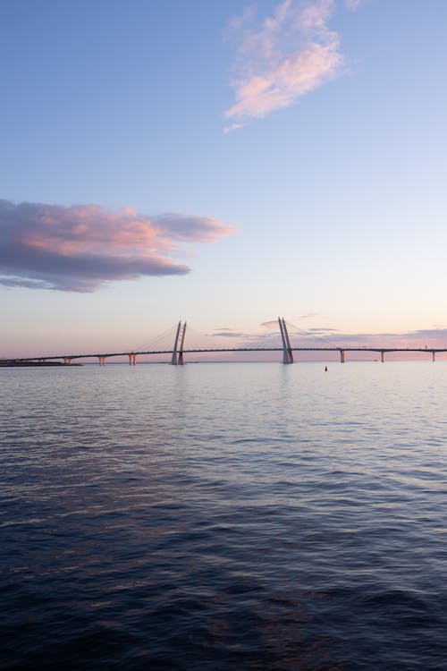 Free Bridge Over the Sea  Stock Photo