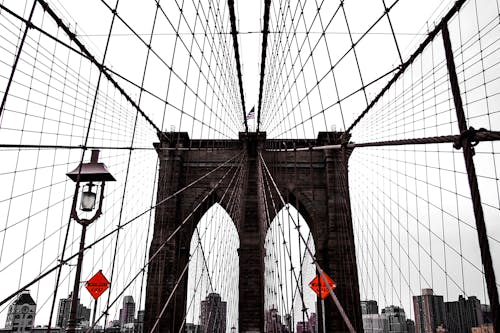 Gratis arkivbilde med arkitektur, bro, brooklyn bridge