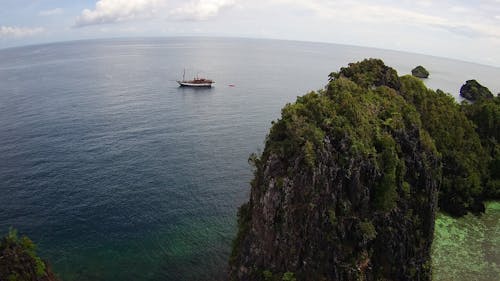 Darmowe zdjęcie z galerii z kamera drona, morze, wyspy